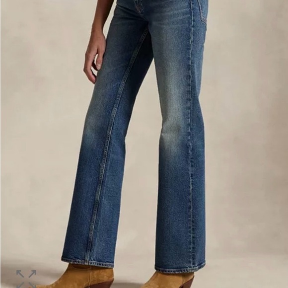 Polo by Ralph Lauren Women's Classic Blue Straight Leg Jeans - Picture 6 of 9